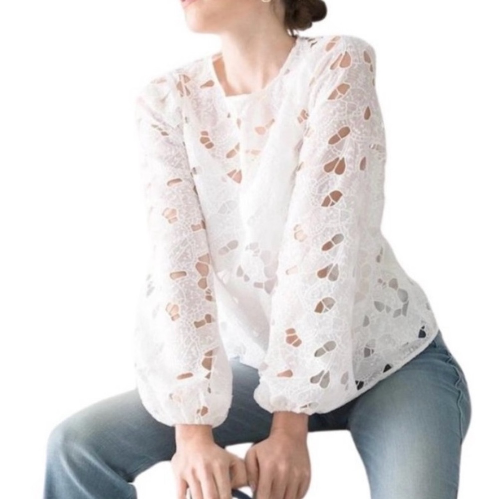 NWT White House Black Market Butterfly Top, size 2